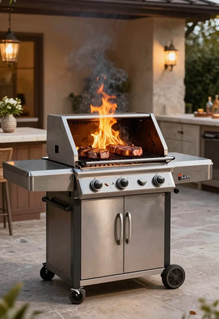 10 Best Built In Gas Grill Reviews for Outdoor Kitchens 4. Lynx Grills Professional Built In Gas Grill 0