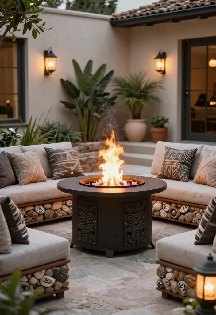 10 Best Outdoor Fireplace Models for Your Backyard 5. Tiki Brand Patio Fire Pit 0