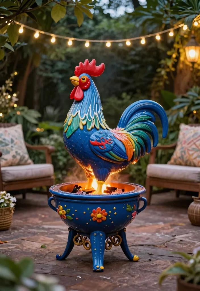10 Best Outdoor Fireplace Models for Your Backyard 8. Blue Rooster Chiminea 0