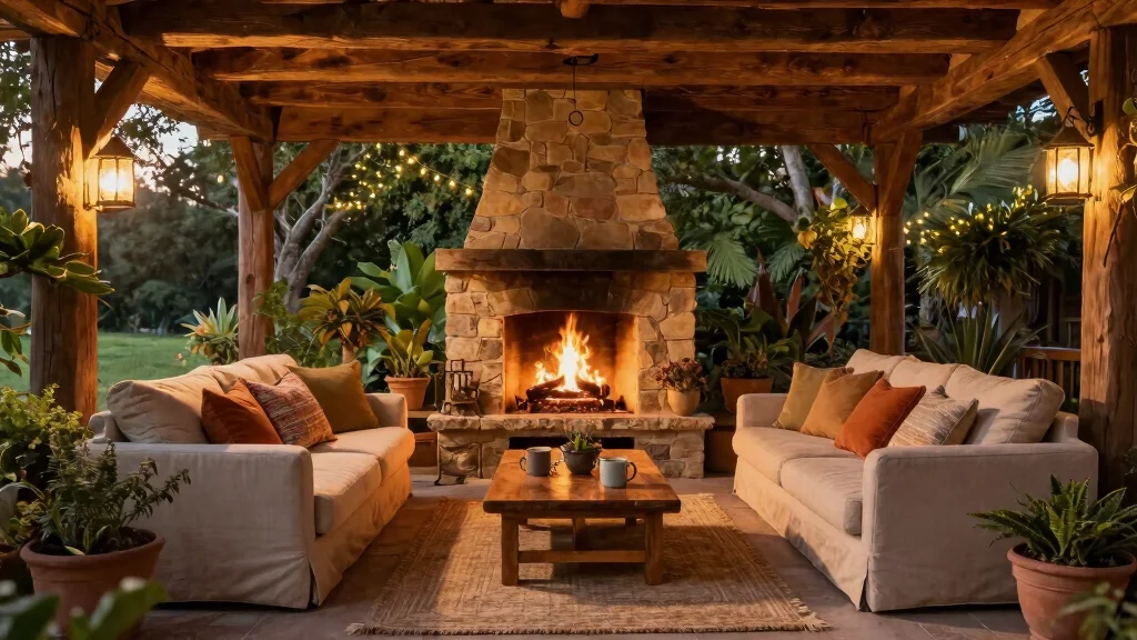 10 Best Outdoor Fireplace Surround Ideas for Cozy Patios