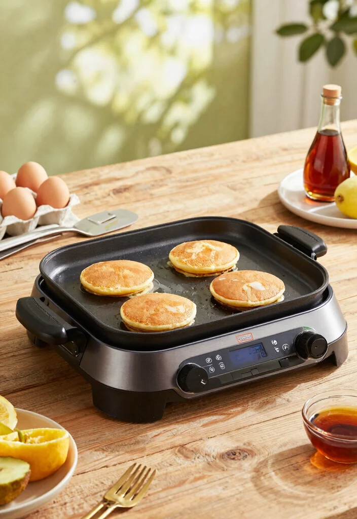 10 Best Pancake Griddle Reviews for Fluffy Breakfasts 1 10 Best Pancake Griddle Reviews for Fluffy Breakfasts 1. BlackDecker GD2011B Electric Griddle 0
