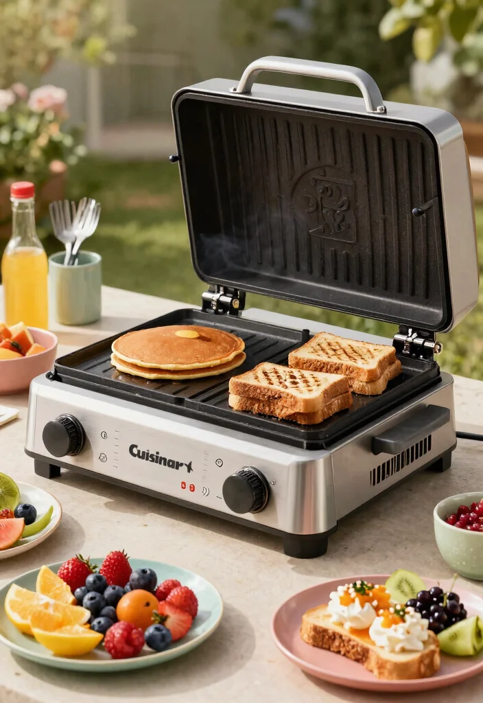 10 Best Pancake Griddle Reviews for Fluffy Breakfasts 3 10 Best Pancake Griddle Reviews for Fluffy Breakfasts 3. Cuisinart GR 150P1 Griddler Deluxe 0