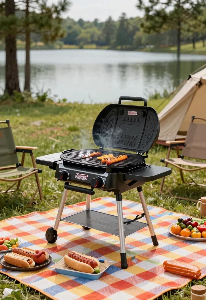 10 Best Portable Gas Grill Picks for Camping Trips 2. Coleman RoadTrip 285 Portable Grill 0