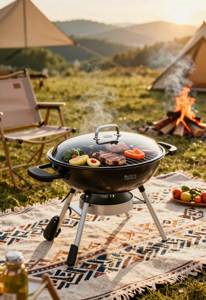 10 Best Portable Gas Grill Picks for Camping Trips 4. Napoleon TravelQ PRO285X Portable Grill 0