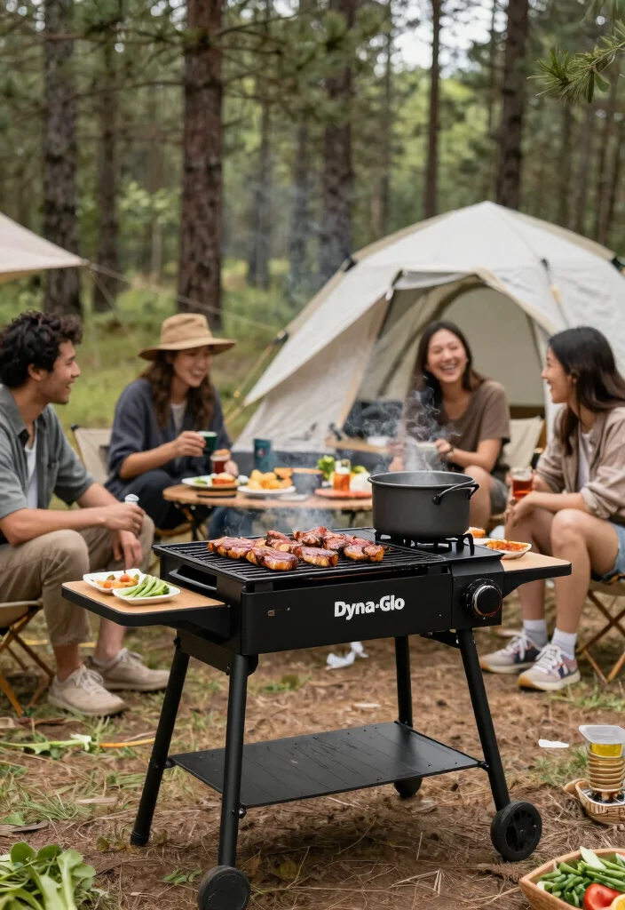 10 Best Portable Gas Grill Picks for Camping Trips 8. Dyna Glo DGB390SNP D Portable Grill 0