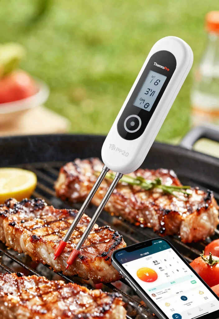 10 Best Thermometers for Gas Grill Accuracy 1 10 Best Thermometers for Gas Grill Accuracy 1. ThermoPro TP20 Wireless Meat Thermometer 0