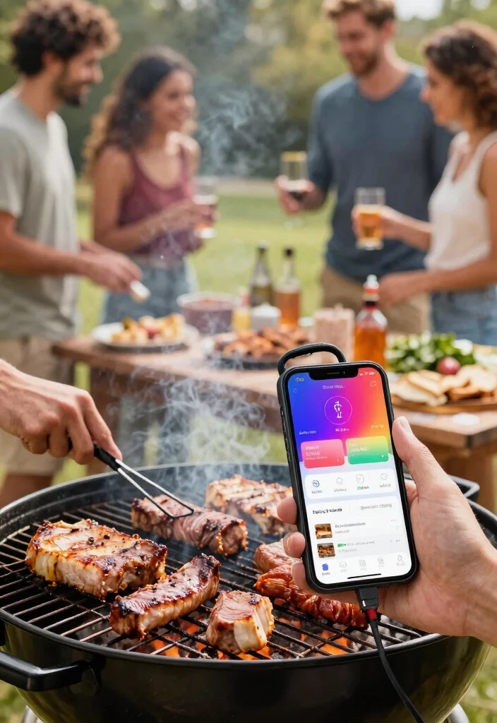 10 Best Thermometers for Gas Grill Accuracy 10 10 Best Thermometers for Gas Grill Accuracy 10. GrillEye Smart Bluetooth Meat Thermometer 0