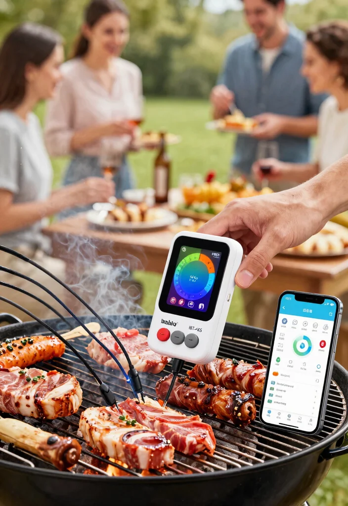 10 Best Thermometers for Gas Grill Accuracy 4 10 Best Thermometers for Gas Grill Accuracy 4. Inkbird IBT 4XS Bluetooth Meat Thermometer 0