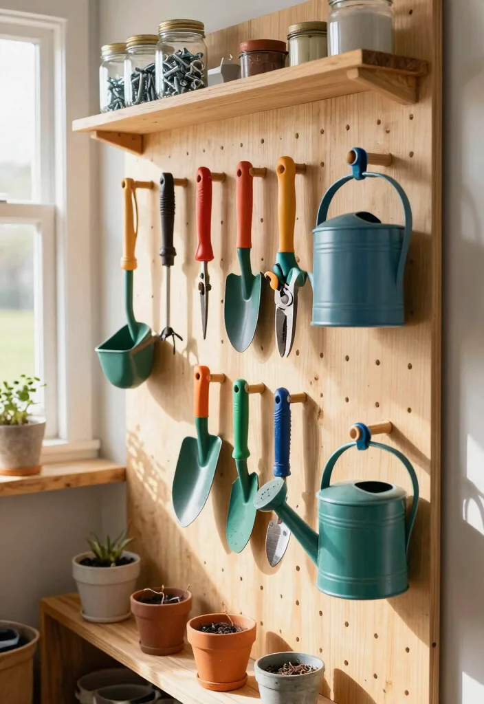 10 Best Tuff Shed Storage Ideas and Custom Upgrades for Small Space Gardening 1. Vertical Tool Organizer 0