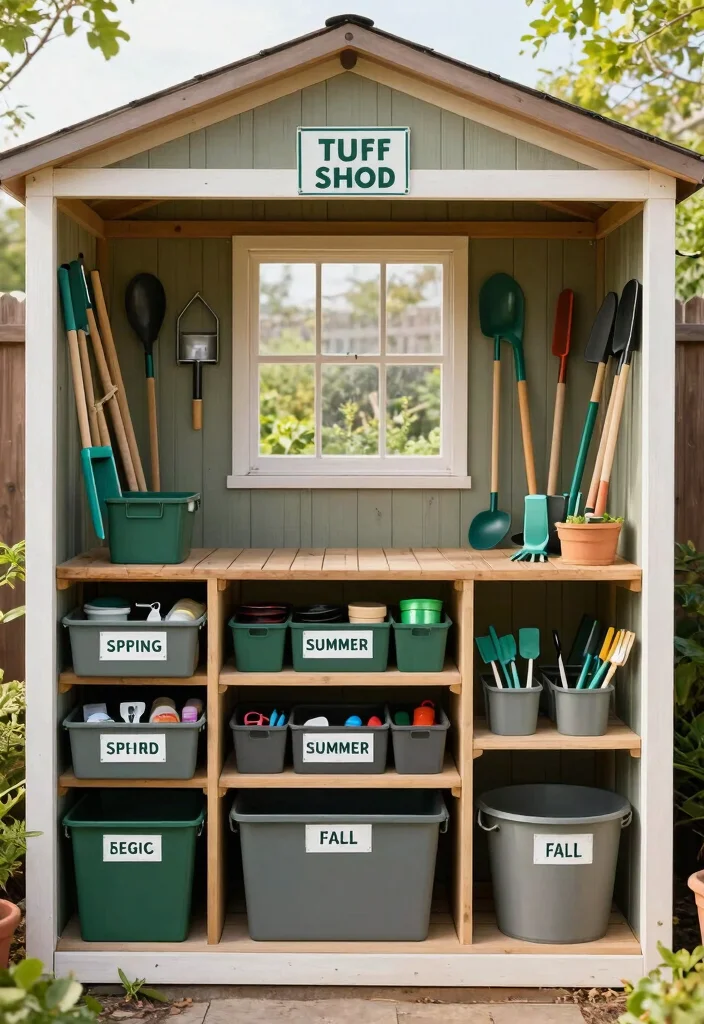 10 Best Tuff Shed Storage Ideas and Custom Upgrades for Small Space Gardening 10. Seasonal Storage Rotation 0