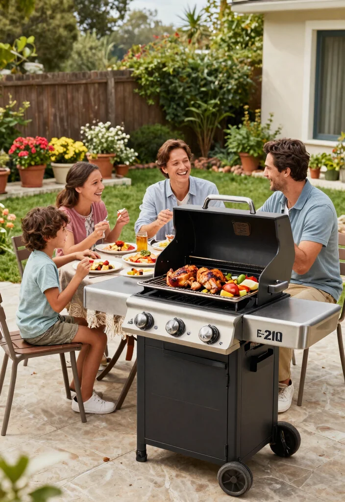 10 Best Weber Gas Grills for Family Gatherings 5. Weber Spirit II E 210 0