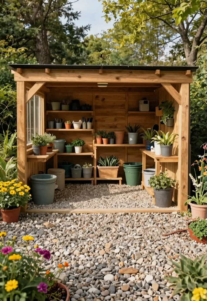 10 Durable Storage Shed Floor Ideas That Last 5. Gravel Base 0