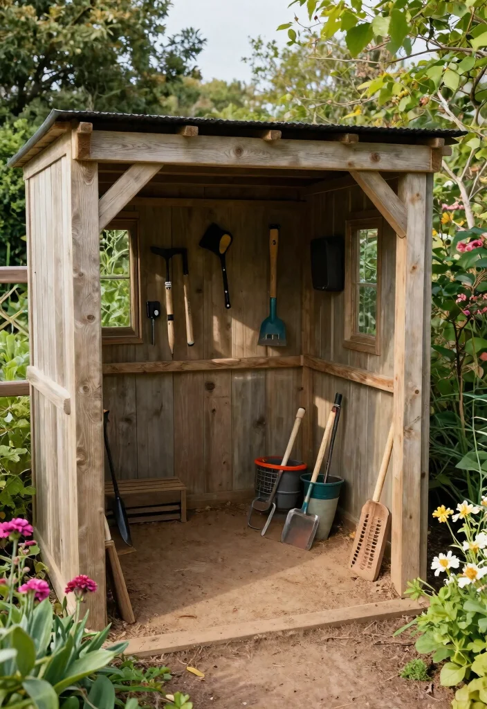 10 Durable Storage Shed Floor Ideas That Last 9. Compacted Earth 0