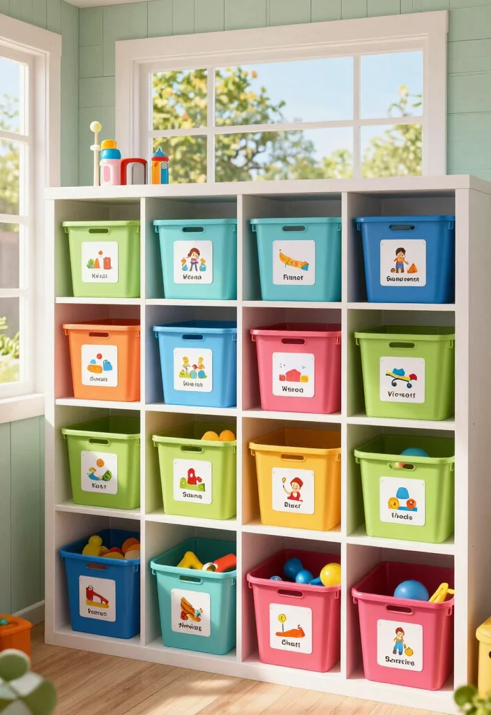 10 Practical Shed Toy Storage Ideas for Families 8. Nifty Labeling Techniques 0