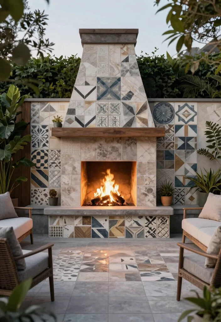 10 Stunning Outdoor Fireplace Tile Ideas (Modern Look) 41 10 Stunning Outdoor Fireplace Tile Ideas Modern Look Conclusion 0