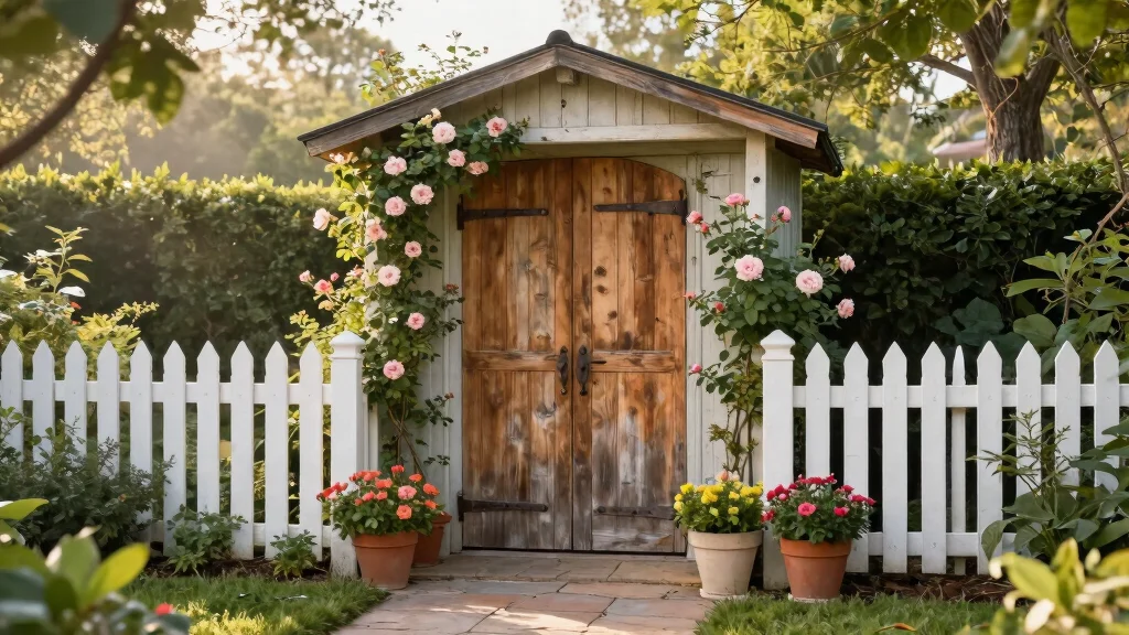10 Stylish Storage Shed Entrance Ideas to Upgrade Your Build