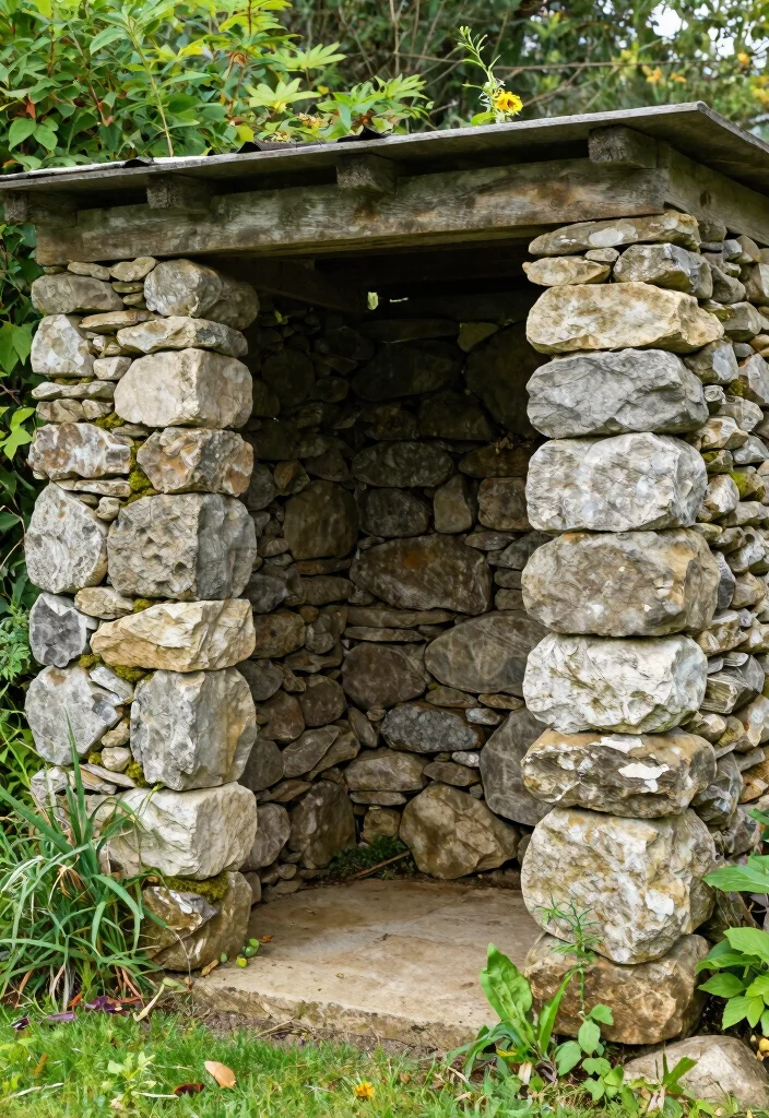 11 Aesthetic Storage Shed Skirting Ideas for a Clean Look 4 11 Aesthetic Storage Shed Skirting Ideas for a Clean Look 4. Stone Skirting 0