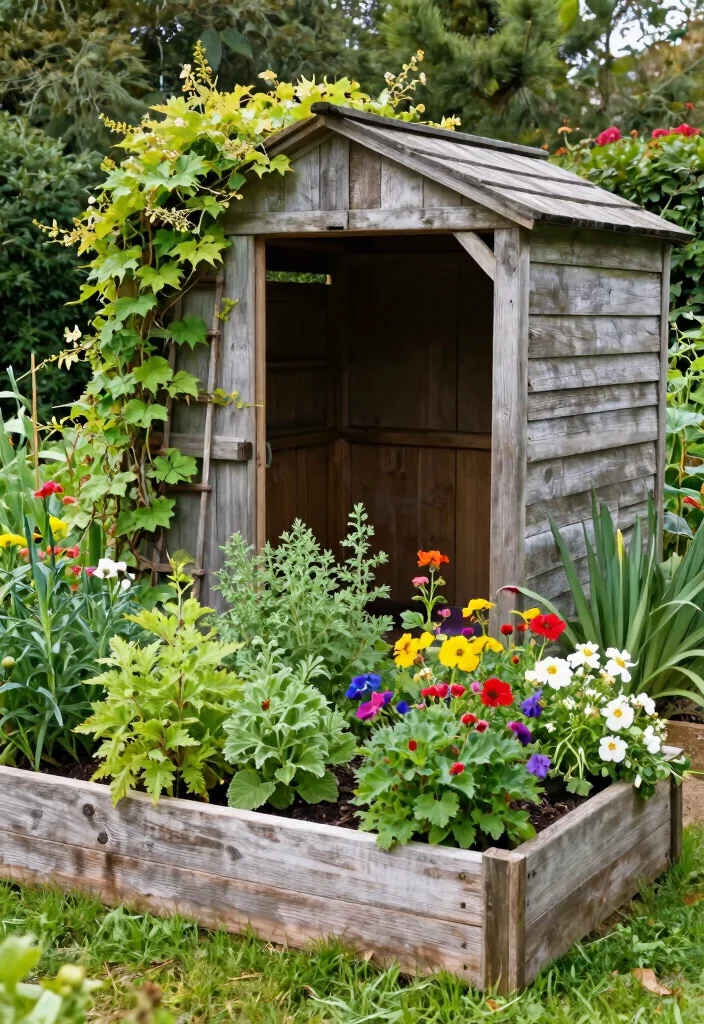 11 Aesthetic Storage Shed Skirting Ideas for a Clean Look 5 11 Aesthetic Storage Shed Skirting Ideas for a Clean Look 5. Raised Garden Beds 0