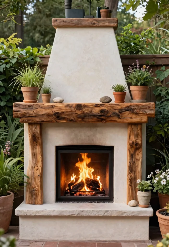 11 Beautiful Outdoor Fireplace Mantle Ideas to Decorate 50 11 Beautiful Outdoor Fireplace Mantle Ideas to Decorate 10. Eco Friendly Decor 0