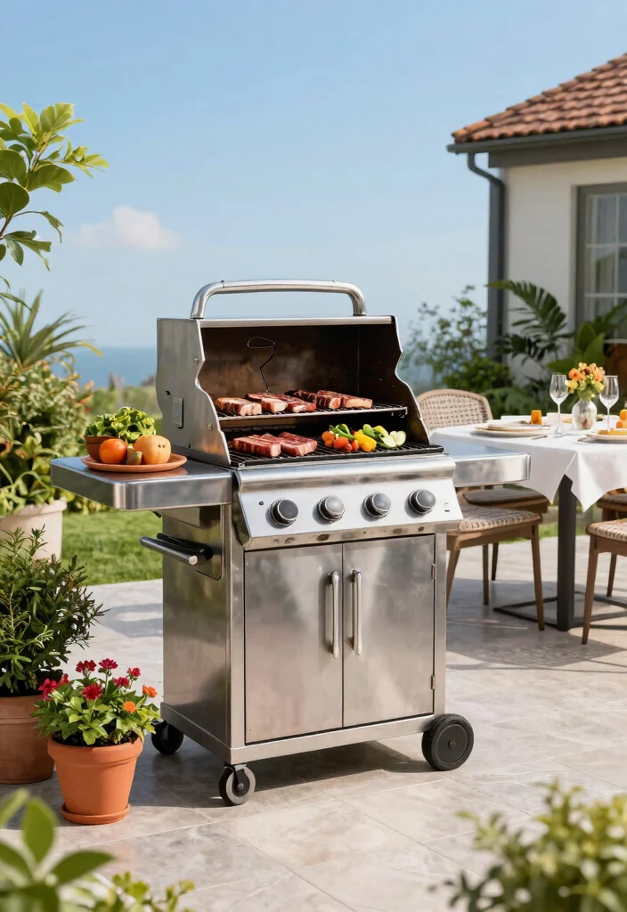 11 Best Countertop Gas Grill Ideas for Small Patios 6 11 Best Countertop Gas Grill Ideas for Small Patios 6. The Elegant Option Stainless Steel Grills 0