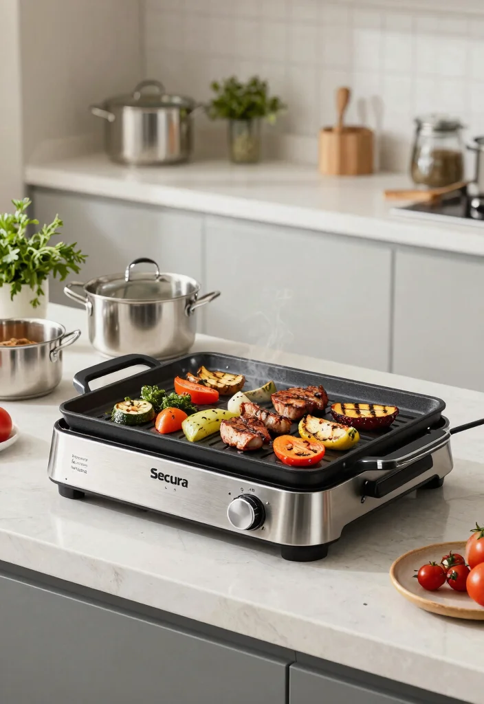 11 Best Electric Griddle for Indoor Cooking 6 11 Best Electric Griddle for Indoor Cooking 6. Secura Electric Griddle 0