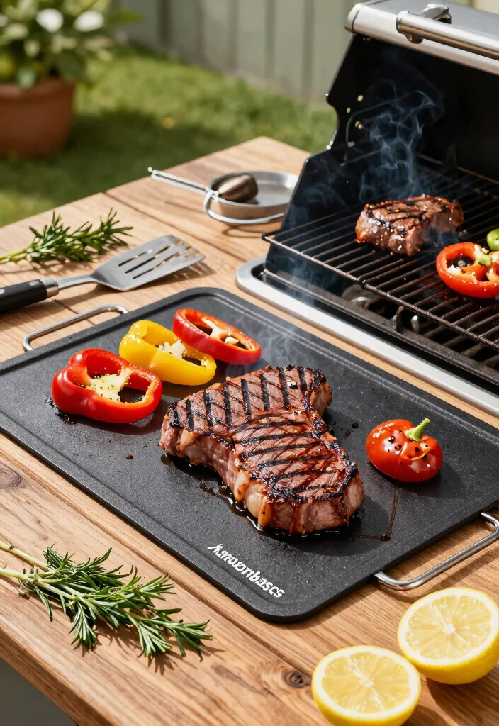 11 Best Grill Mats for Gas Grills Easy Cleanup 1. Amazing AmazonBasics Non Stick Grill Mat 0