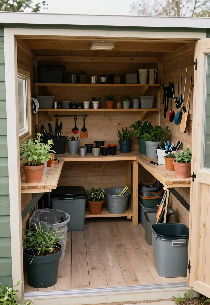 11 Best Lifetime Shed Storage Ideas and Organization 11. Creative Shed Layout 0