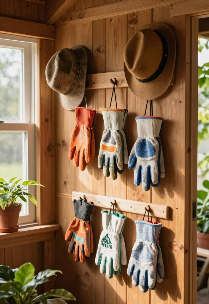 11 Best Lifetime Shed Storage Ideas and Organization 6. Gardening Gear Hangout 0