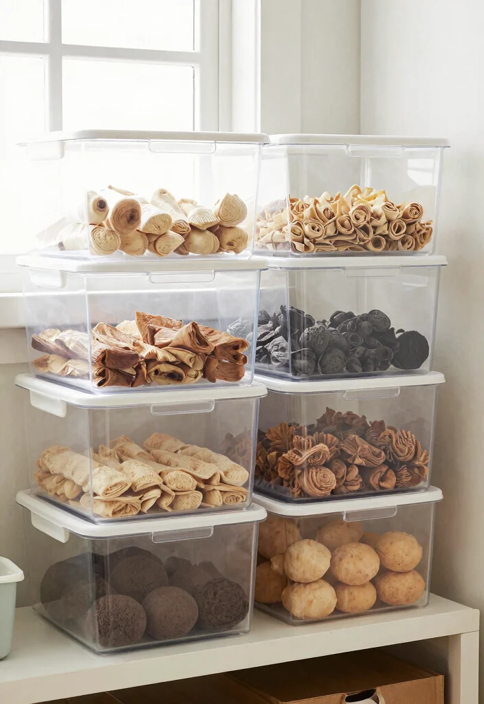 11 Best Lifetime Shed Storage Ideas and Organization 8. Clear Storage Bins 0