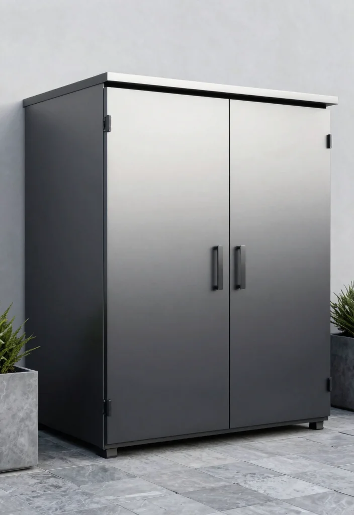 11 Best Storage Shed Paint Ideas to Match Your Home 7. Monochromatic Schemes for a Sophisticated Edge 0