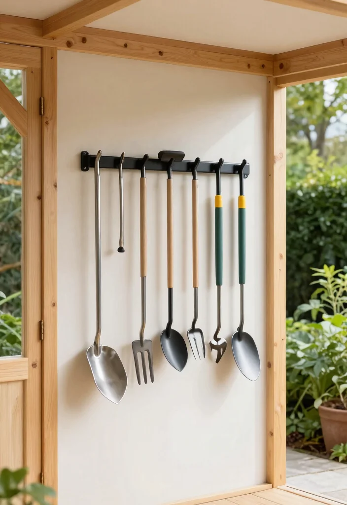 11 Brilliant Pool Shed Organization Ideas for Summer Gear 4. Magnetic Tool Strips 0
