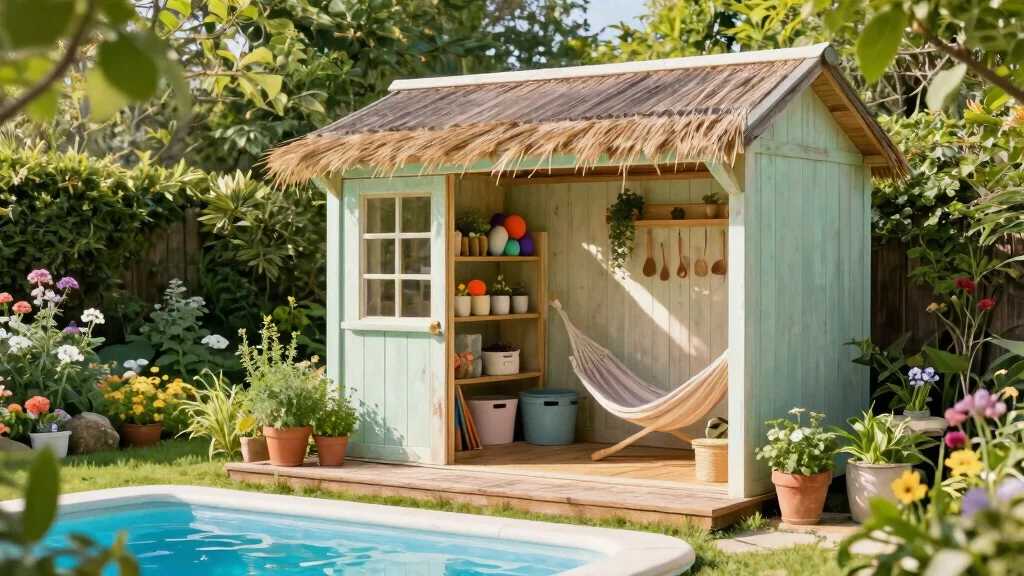 11 Brilliant Pool Shed Organization Ideas for Summer Gear