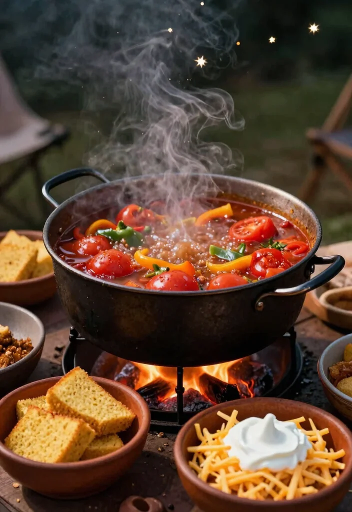 11 Clever Camping Griddle Ideas for Outdoor Adventures 11. Campfire Chili 0