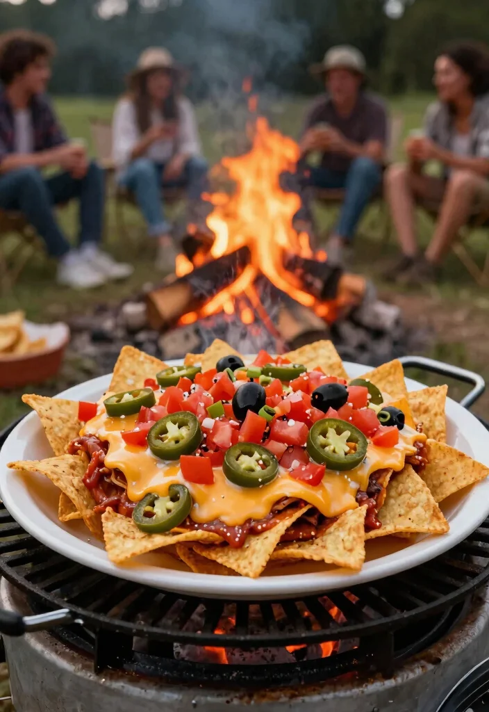 11 Clever Camping Griddle Ideas for Outdoor Adventures 8. Campfire Nachos 0