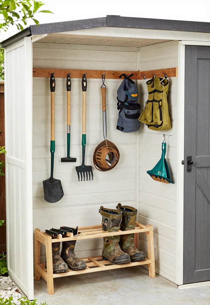 11 Clever Shed Interior Ideas for Vertical Gardening Storage Layouts 10. Outdoor Gear Storage Solutions 0