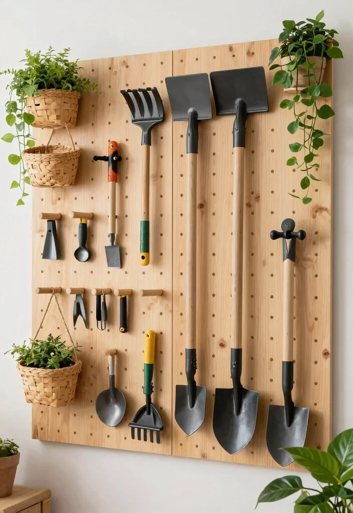 11 Clever Shed Interior Ideas for Vertical Gardening Storage Layouts 2. Vertical Tool Storage 0