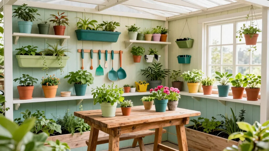 11 Clever Shed Interior Ideas for Vertical Gardening Storage Layouts