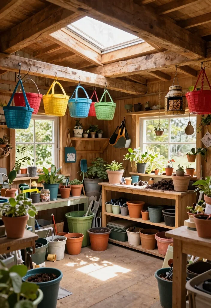 11 Creative Shed Ideas Storage Solutions to End Clutter 2. Ceiling Storage for Seasonal Items 0