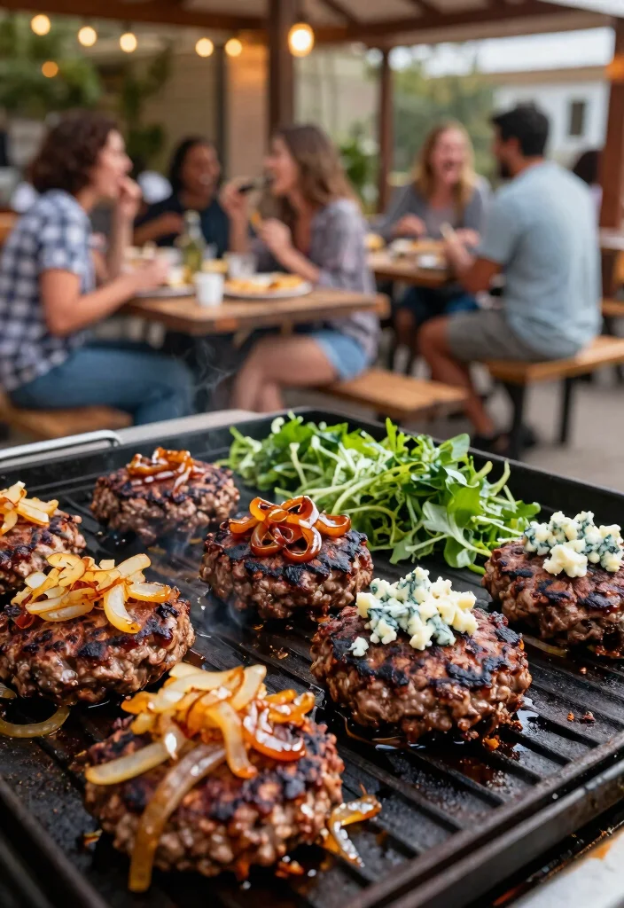 11 Fun BBQ Griddle Ideas for Your Next Backyard Party 11 11 Fun BBQ Griddle Ideas for Your Next Backyard Party 11. Flavorful Griddle Burgers 0