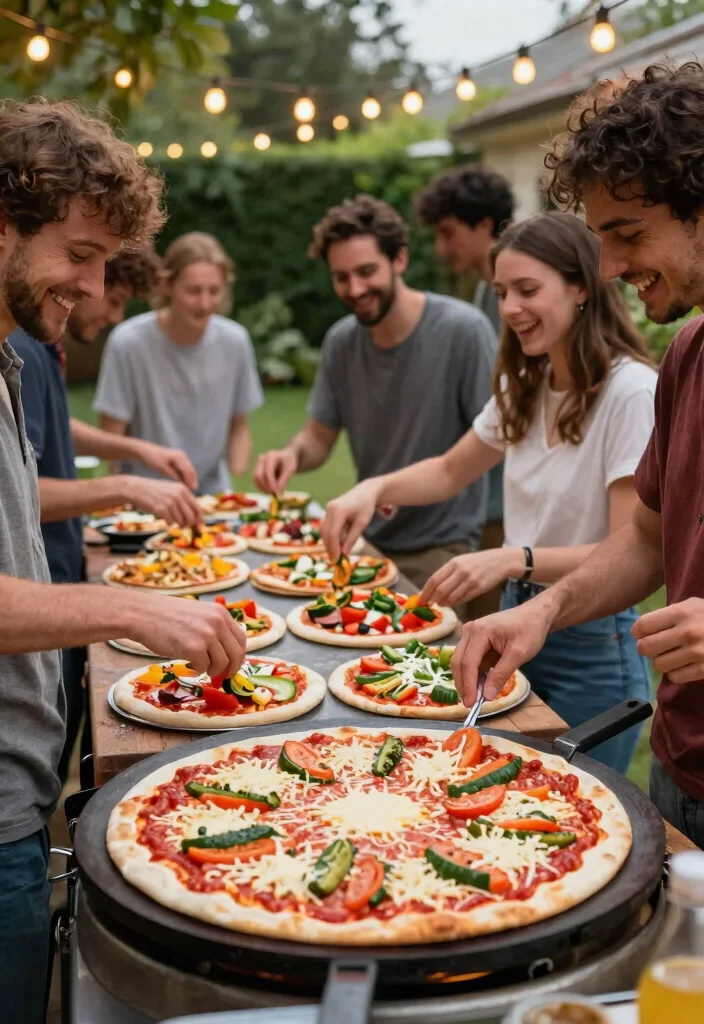 11 Fun BBQ Griddle Ideas for Your Next Backyard Party 5 11 Fun BBQ Griddle Ideas for Your Next Backyard Party 5. Griddle Pizza Party 0