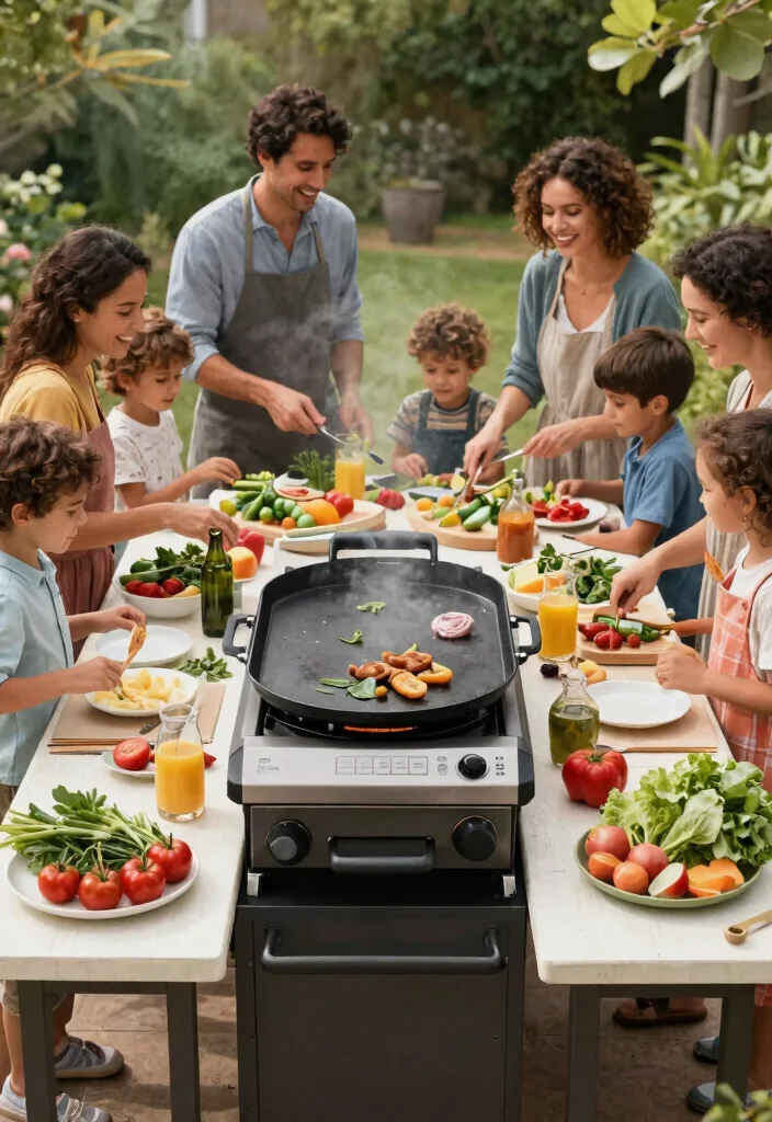 11 Genius Blackstone Griddle Arrangement Ideas Pro Guide 5. The Family Style Cooking Zone 0