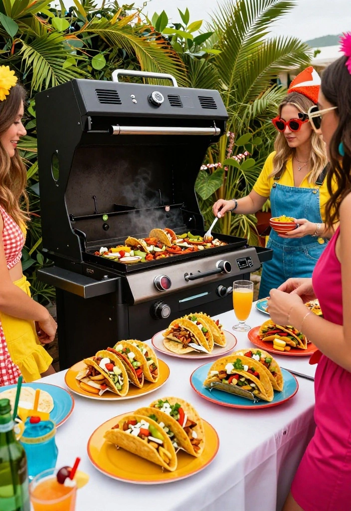 11 Genius Blackstone Griddle Arrangement Ideas Pro Guide 8. The Themed Grilling Extravaganza 0