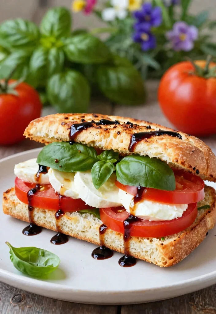 11 Gourmet Griddle Sandwich Ideas Mouthwatering 10. Caprese Style Griddle Sandwich 0