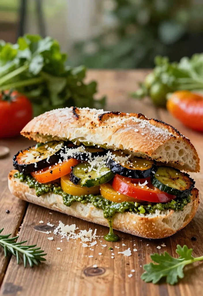 11 Gourmet Griddle Sandwich Ideas Mouthwatering 11. Pesto Veggie Delight 0