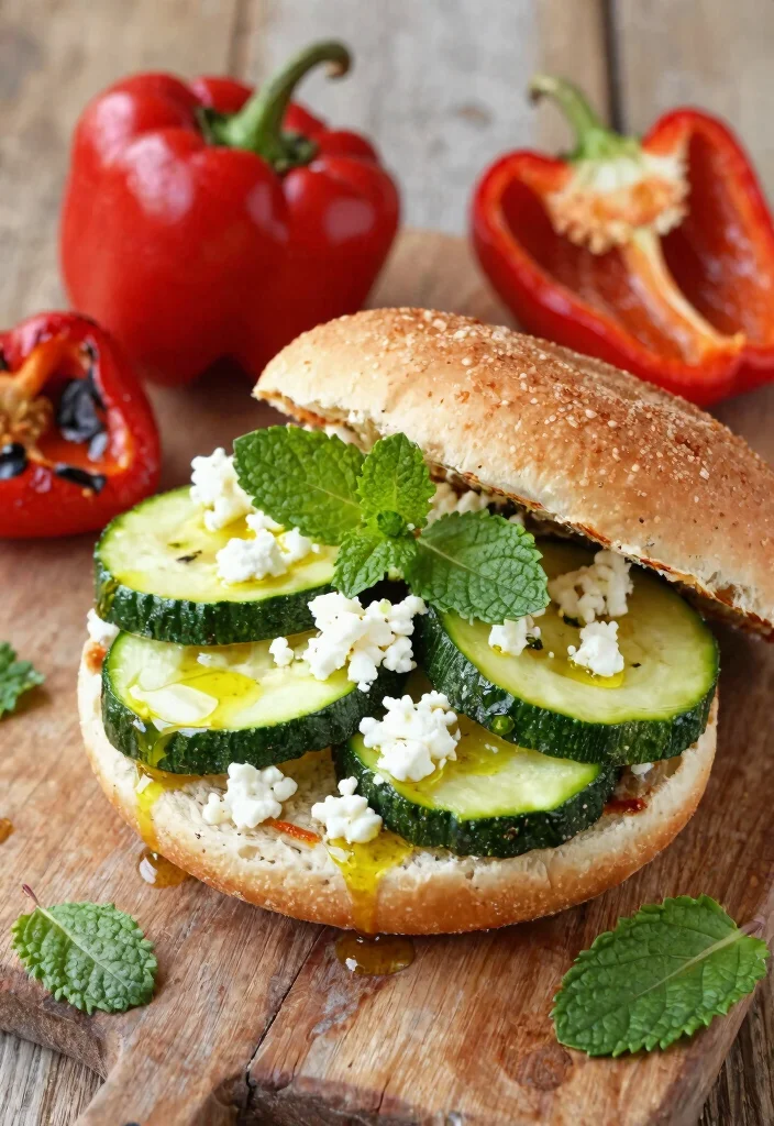 11 Gourmet Griddle Sandwich Ideas Mouthwatering 2. Zucchini Feta Medley 0