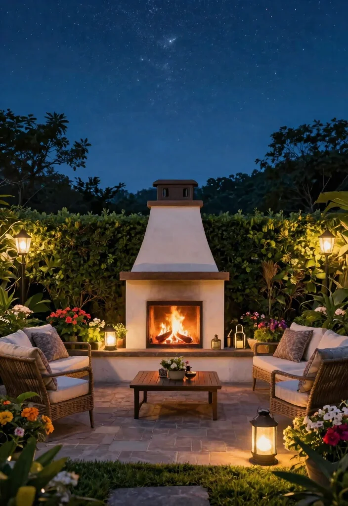 11 Magical Outdoor Fireplace Lighting Ideas for a Cozy Garden Ambiance Conclusion 0