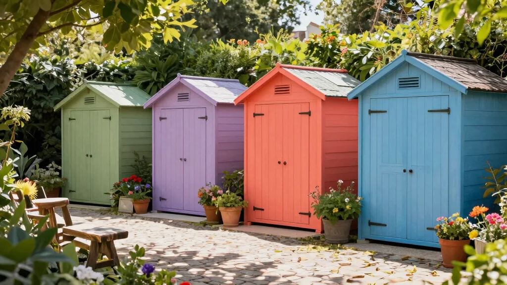 11 Modern Storage Shed Color Ideas for Curb Appeal