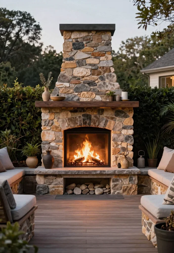 11 Outdoor Fireplace Ideas for Covered Decks and Screened-in Porches 10 11 Outdoor Fireplace Ideas for Covered Decks and Screened in Porches 10. Custom Made Fireplaces 0