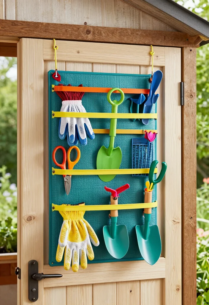 11 Simple 10x12 Storage Shed Organization Ideas for Vertical Gardening 5. Hanging Tool Organizers 0