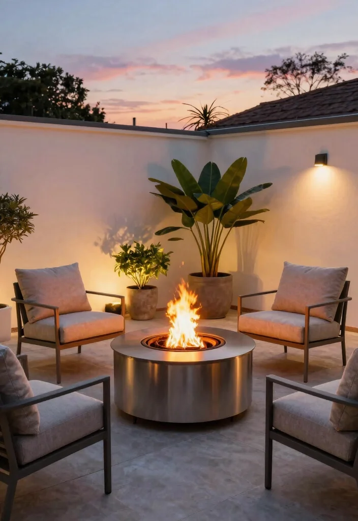 11 Space Saving Outdoor Fireplace Ideas for Small Yards 11 11 Space Saving Outdoor Fireplace Ideas for Small Yards 11. Compact Fire Pit Ideas 0